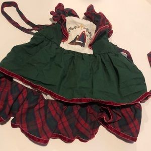 RicRac & Ruffles Nativity Dress GUC 12 Months